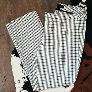 GREEN CHECKERED pants